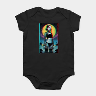 3D Night Swim Wednesday Baby Bodysuit